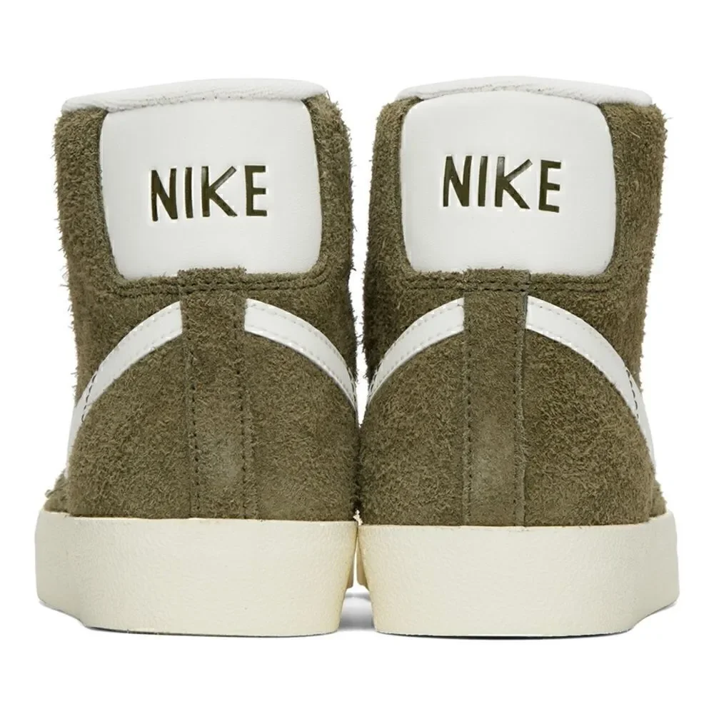 Nike Blazer Mid '77 Vintage Size 10.5 Olive Green Womens Shoes DV7006-201 - Picture 3 of 12